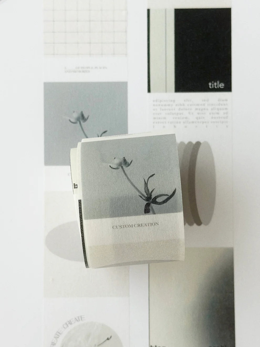 Washi Tape | Tape E - Monochrome