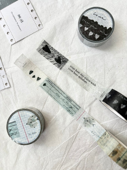Washi Tape | Love / Green (1.5cm)