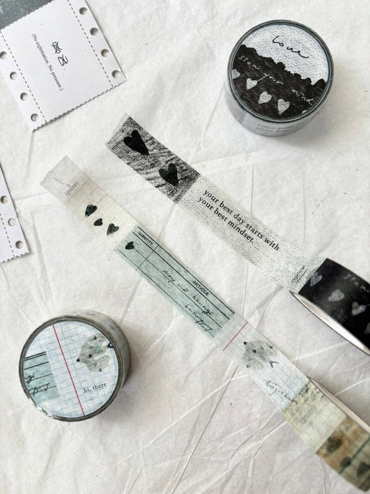 Washi Tape | Love / Green (1.5cm)