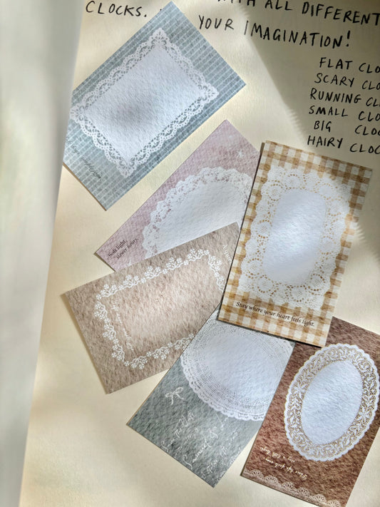 Memo Card | Lace Frame