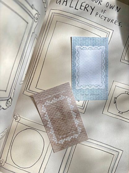 Memo Card | Lace Frame
