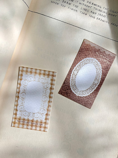 Memo Card | Lace Frame