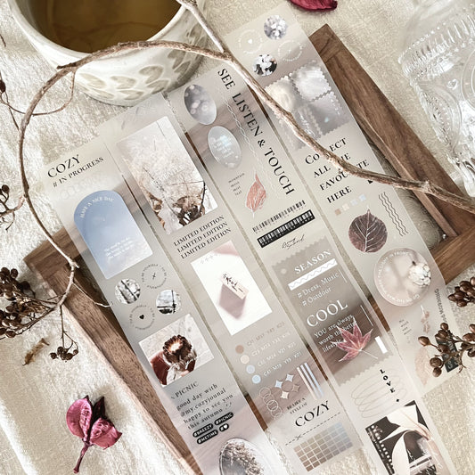 Matte PET Tape | COZY # in progress (4cm)