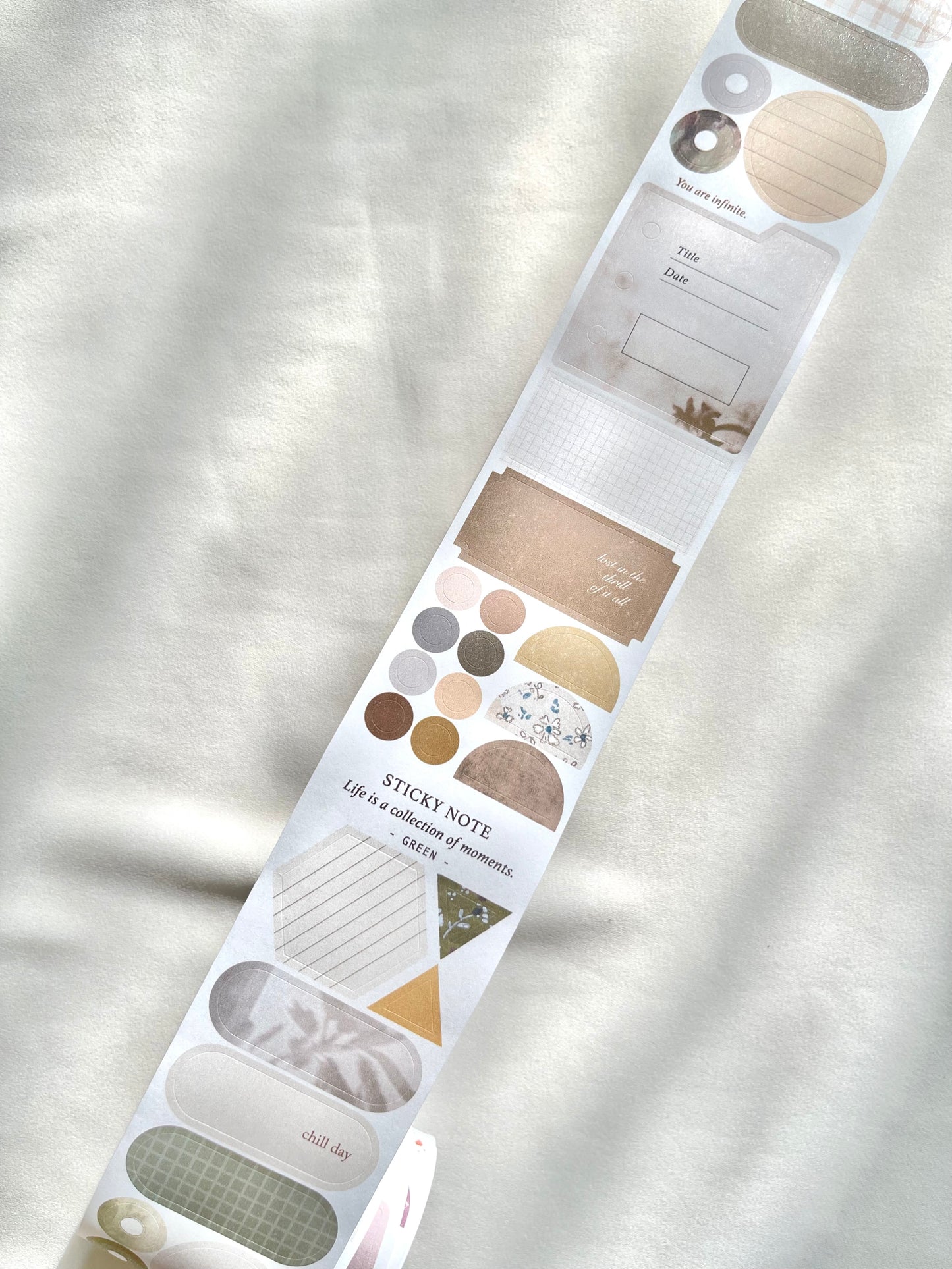 Kiss-cut Paper Tape |  Sticky Note (4.5cm)