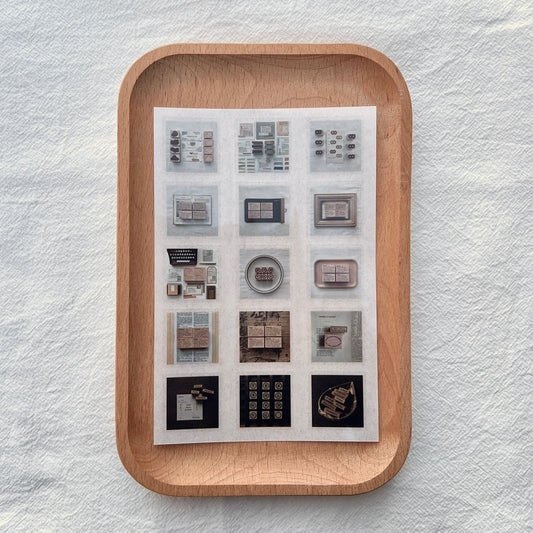 Transfer Stickers | Stamp Frames (set of 2 sheets)