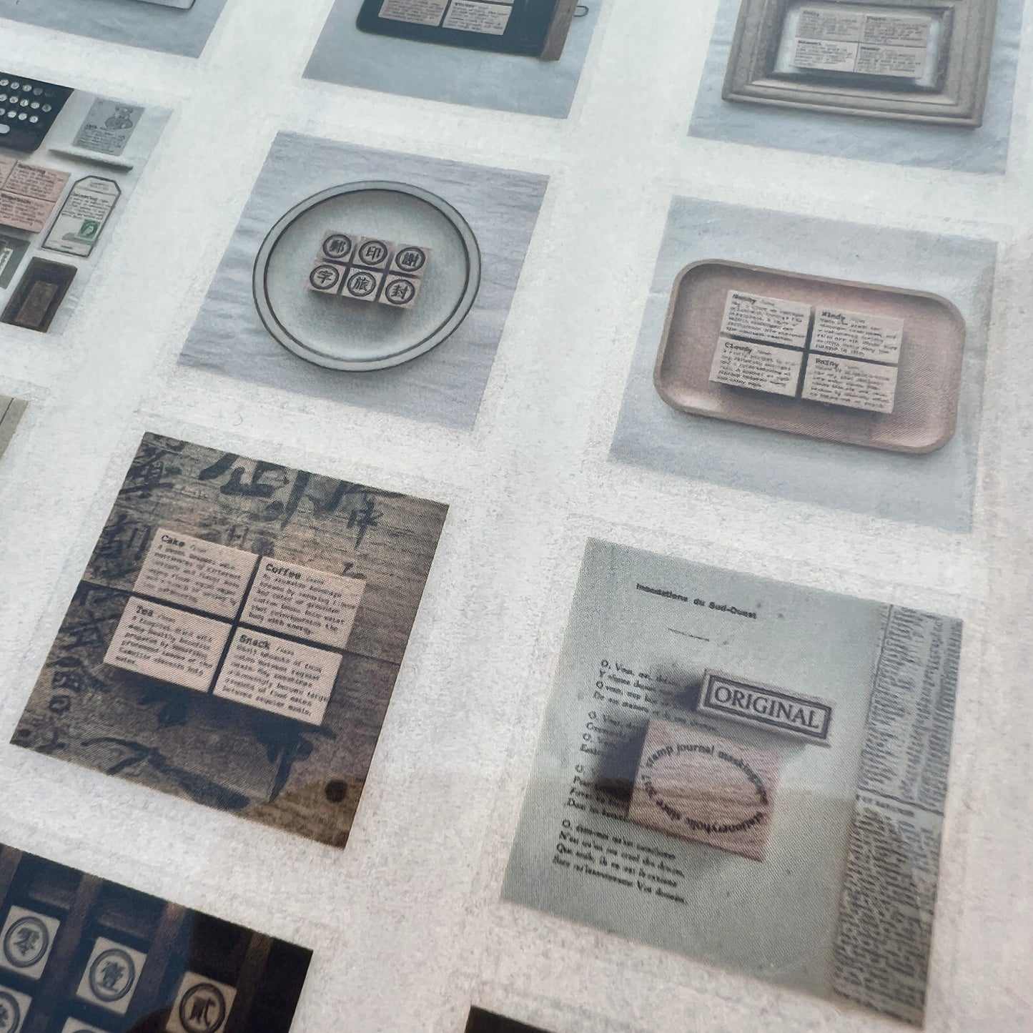 Transfer Stickers | Stamp Frames (set of 2 sheets)