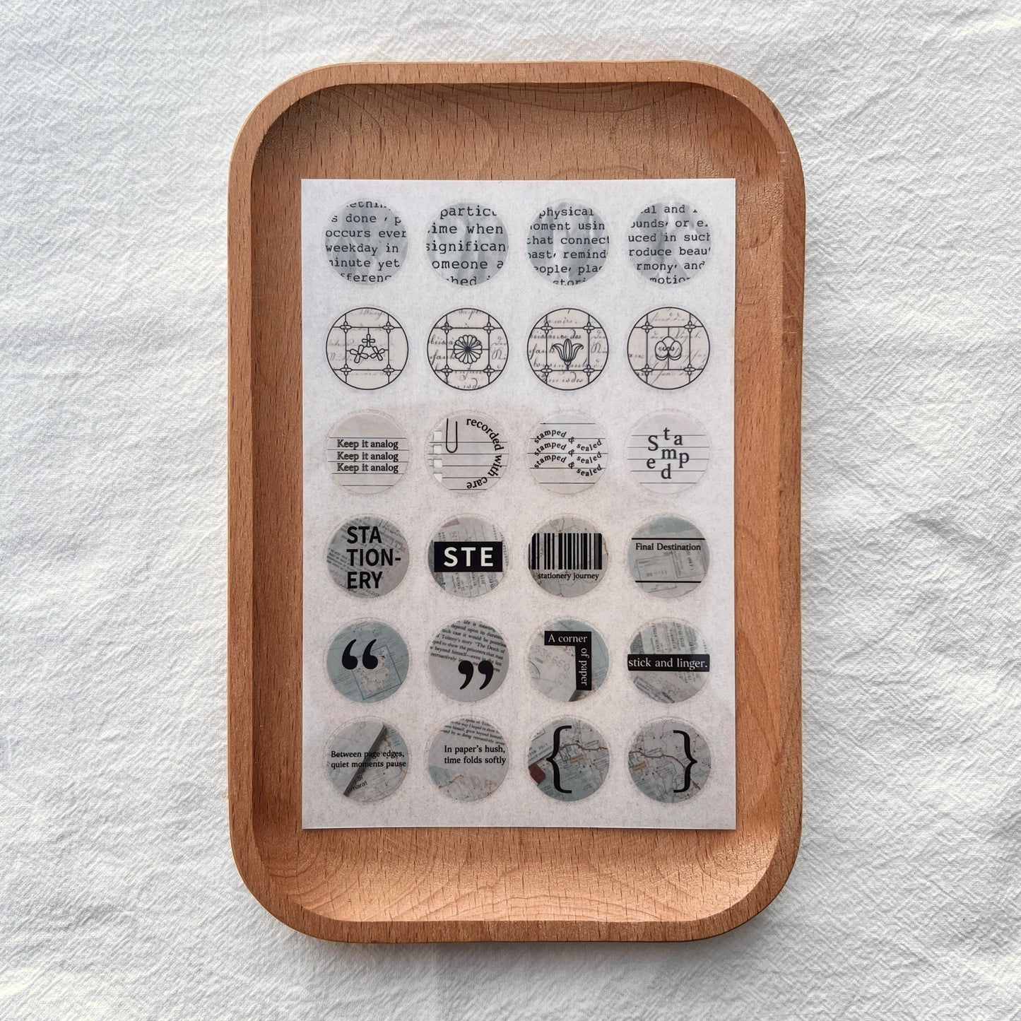 Transfer Stickers | Circle Labels