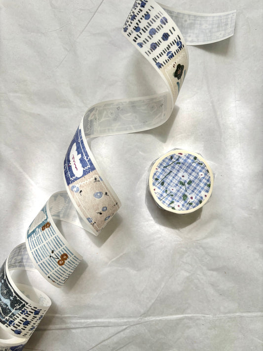 Kiss-cut Washi Tape |  Ten Parts (2.5cm)