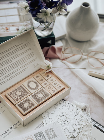 Stamp Set | Stamp Issues in the flower season – Floral Numbers (14 pieces set)