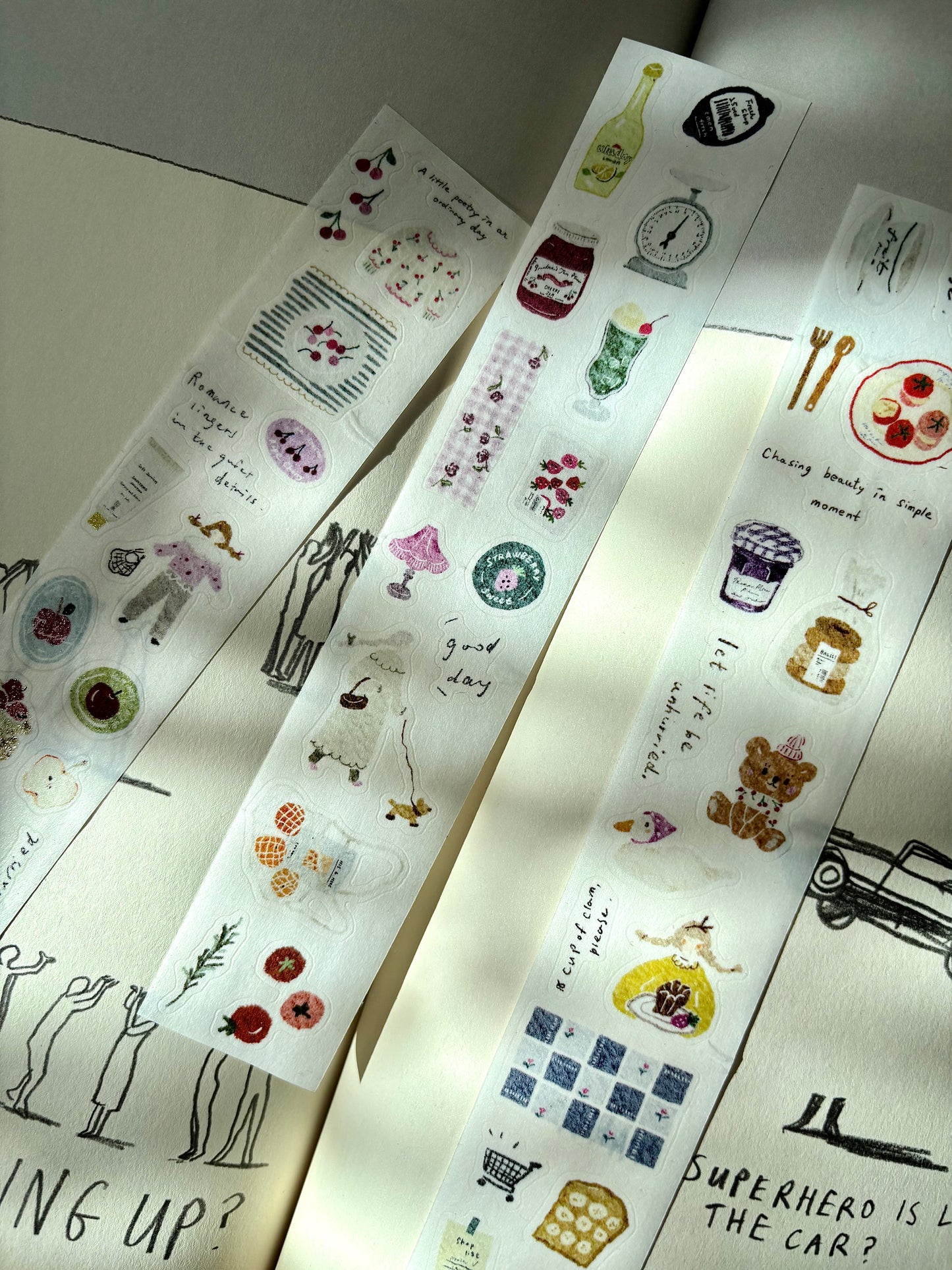 (Stocks In transit) Pion Kiss-cut Washi Tape | Fruit (3.5cm)