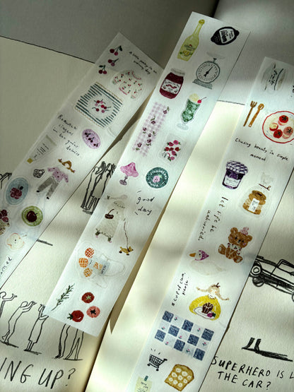 (Stocks In transit) Pion Kiss-cut Washi Tape | Fruit (3.5cm)