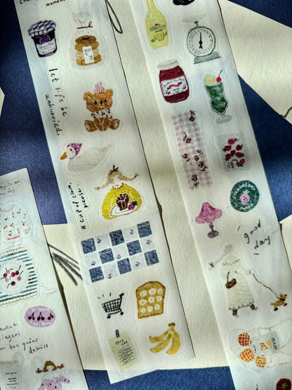 (Stocks In transit) Pion Kiss-cut Washi Tape | Fruit (3.5cm)