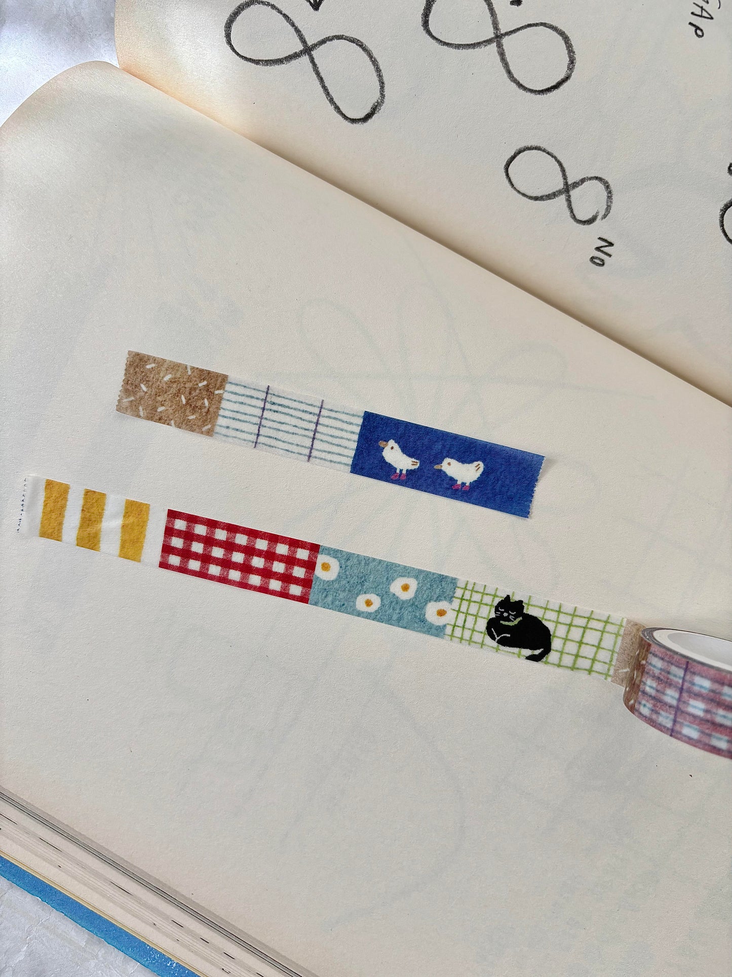 (Stocks In transit) Pion Washi Tape | Deco: Cat on the Rug (1.5cm) (2 designs)