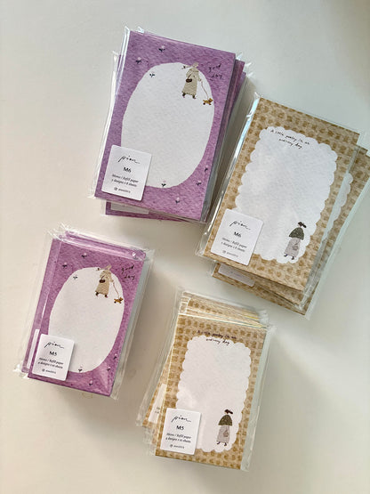 (Stocks In transit) Pion M5 Memo Card | Cozy mood / Fruit