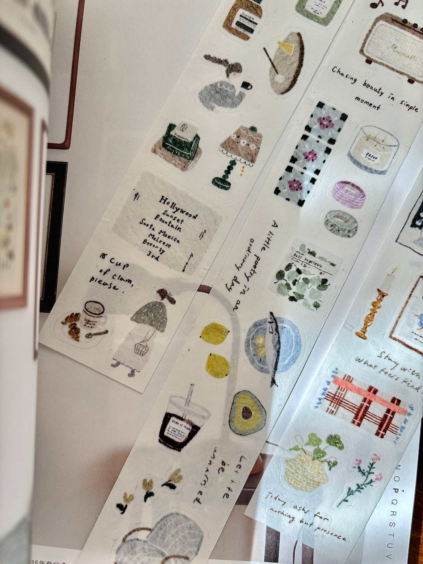 (Stocks In transit) Pion Kiss-cut Washi Tape | Cozy mood (3.5cm)