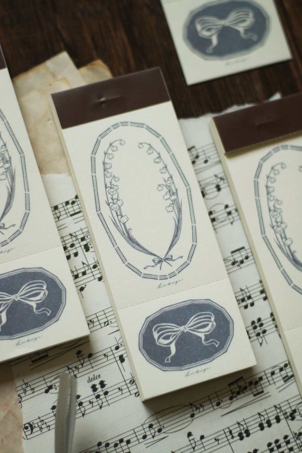 Letter Pad | Collecting Lily of the Valley