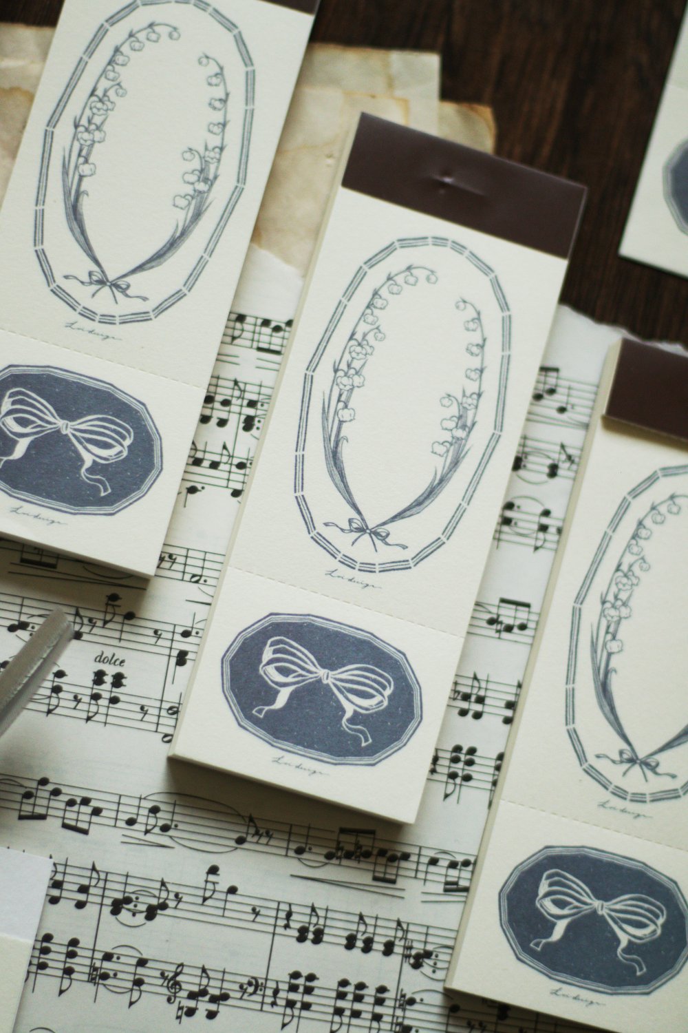Letter Pad | Collecting Lily of the Valley