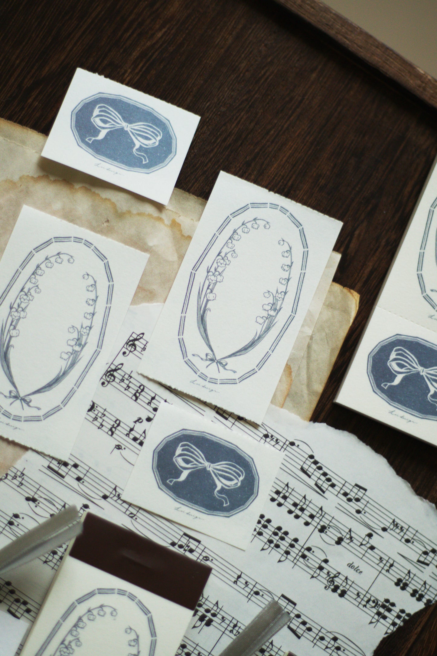 Letter Pad | Collecting Lily of the Valley