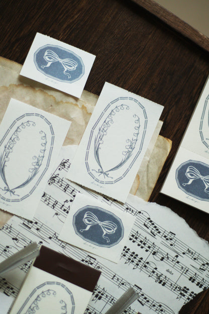 Letter Pad | Collecting Lily of the Valley