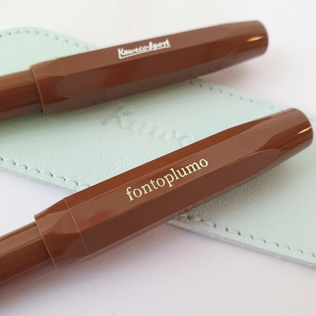 Fontoplumo Exclusive | Sport Fountain Pen Chocolate Silver/Gold (2022)