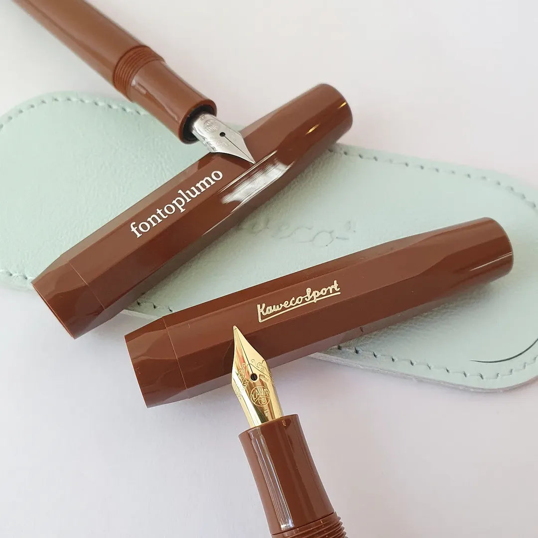 Fontoplumo Exclusive | Sport Fountain Pen Chocolate Silver/Gold (2022)