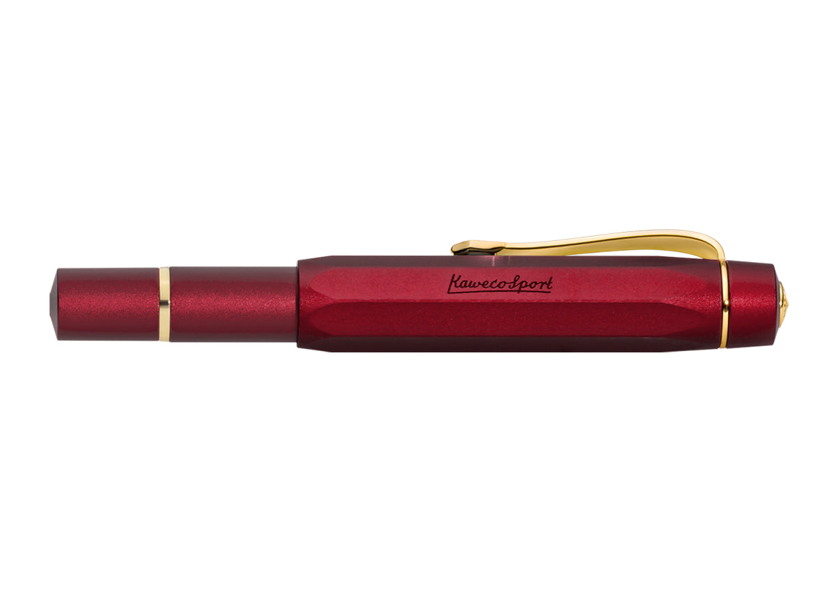 Kaweco | Piston Sport AL Starter Set Bordeaux/Gold (Winter 2026)