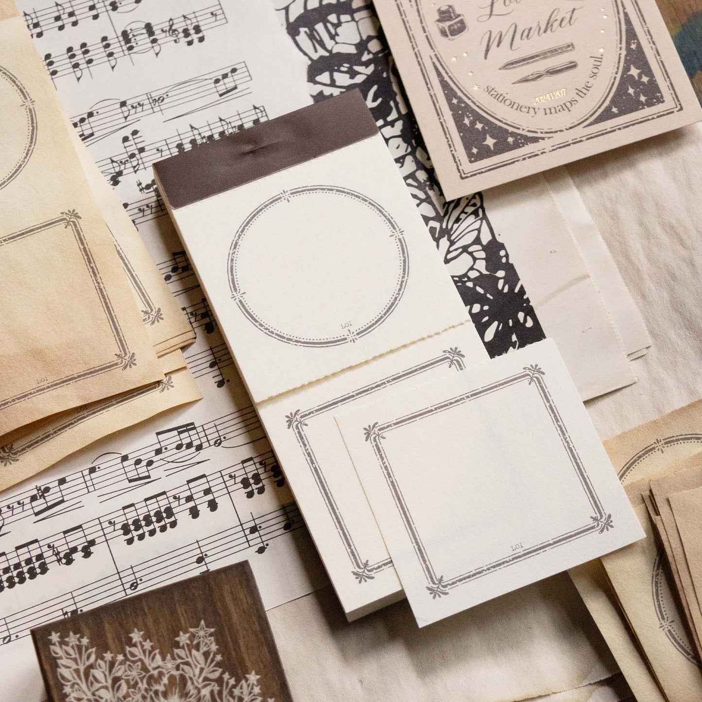 Loi Design Letter Pad | Vintage Frame – Label