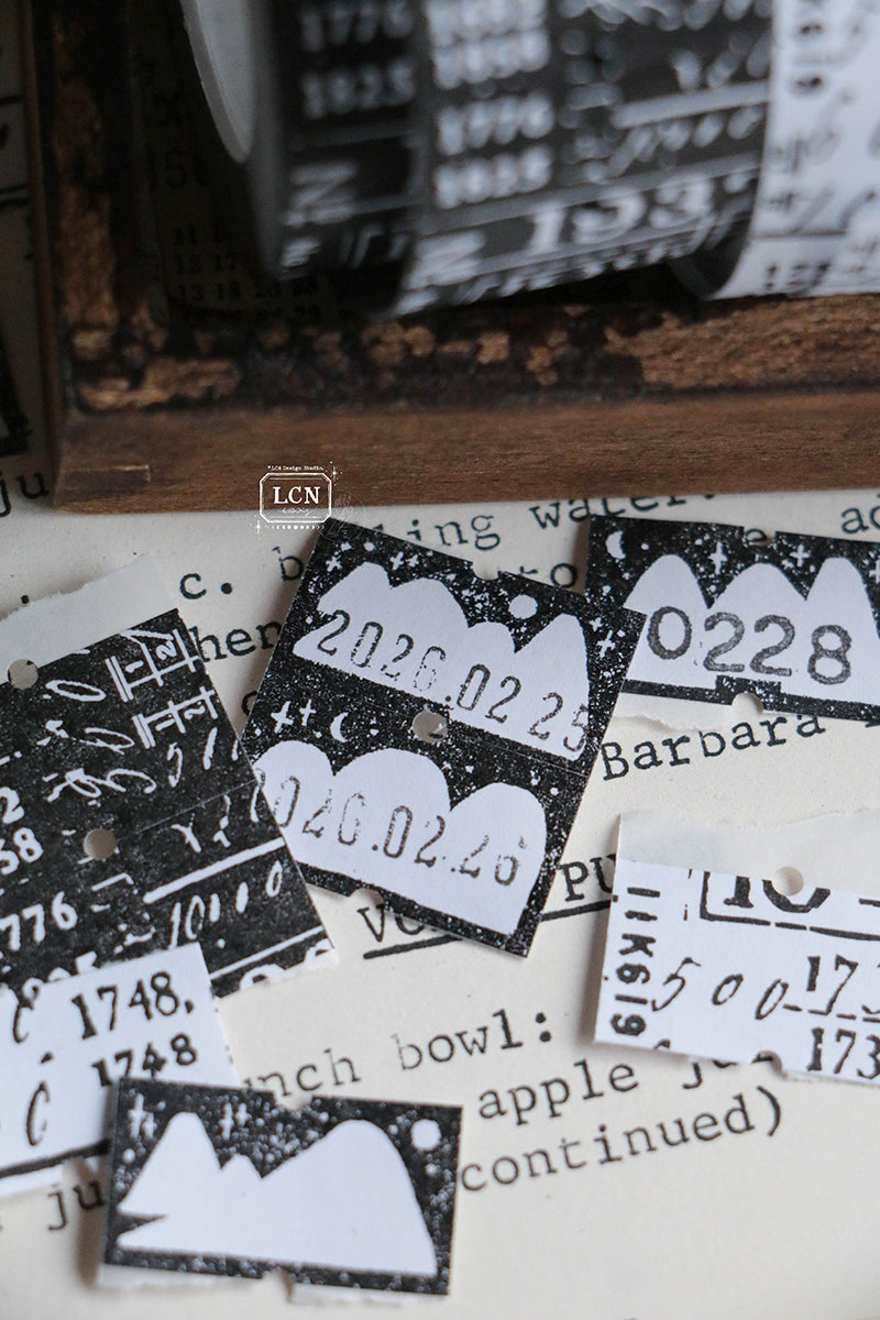 (PRE ORDER) Label Sticker Roll | Mountains