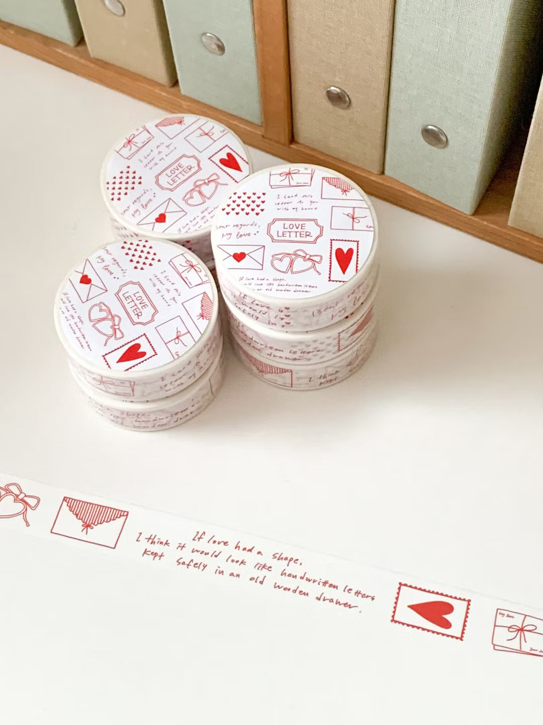 Maison de Summer Washi Deco Tape | Love Letter (1.5cm)