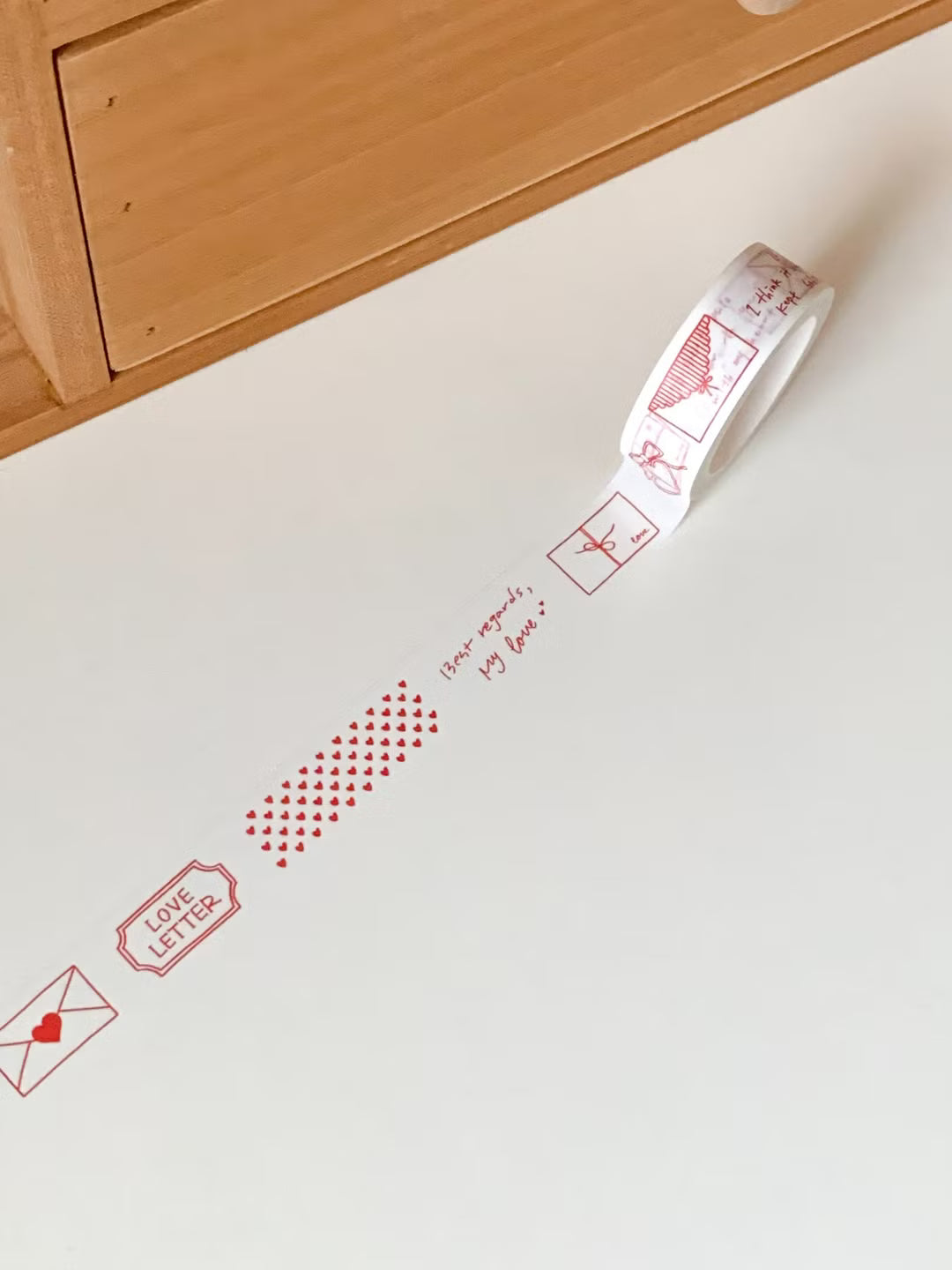 Maison de Summer Washi Deco Tape | Love Letter (1.5cm)