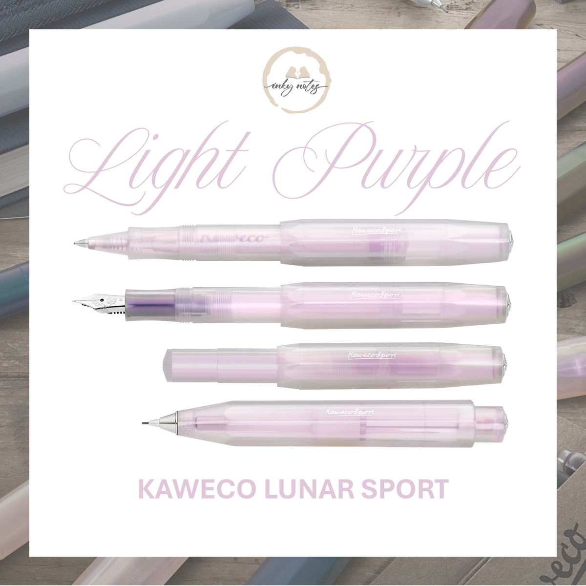 Kaweco Lunar Sport | Fountain Pen SHADOW BLUE (Summer 2026) – Inky Notes