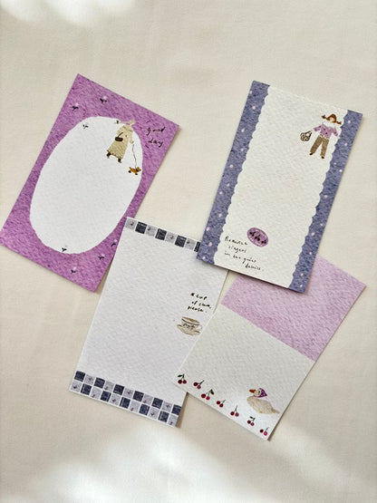 (Stocks In transit) Pion M5 Memo Card | Cozy mood / Fruit