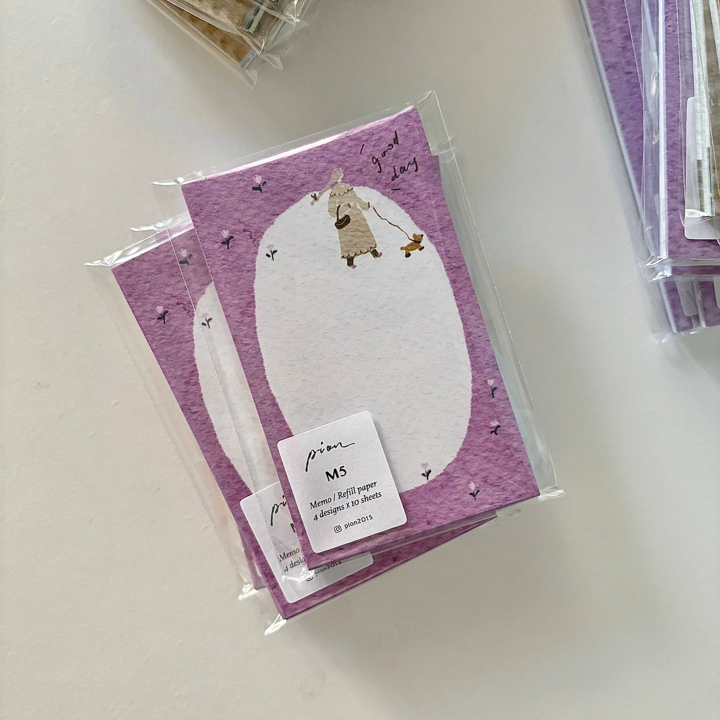 (Stocks In transit) Pion M5 Memo Card | Cozy mood / Fruit