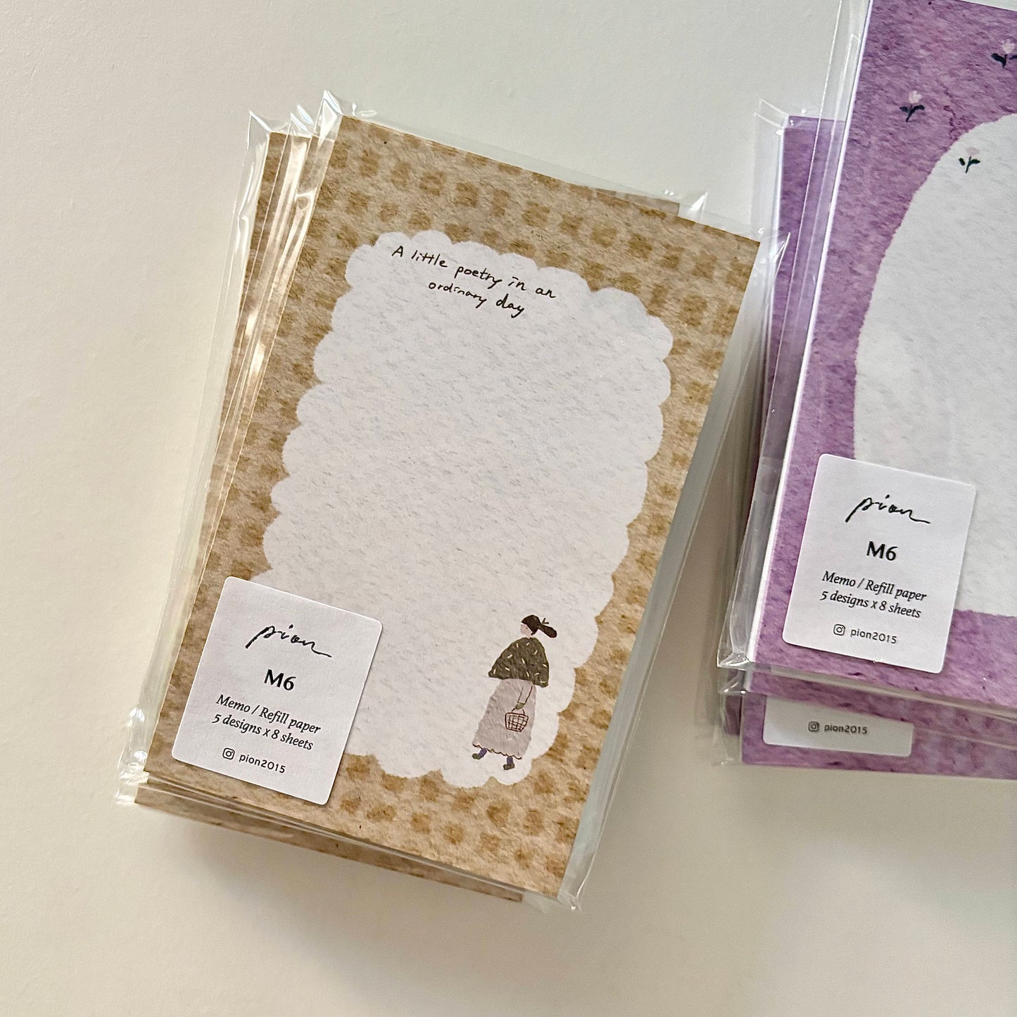 (Stocks In transit) Pion M6 Memo Card | Cozy mood / Fruit
