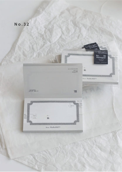 Memo pad | Recorded as it was (4 designs)