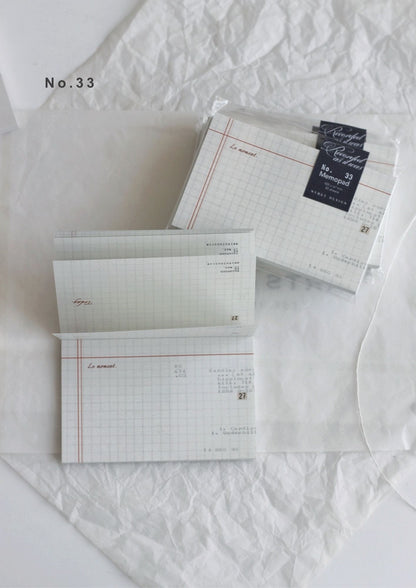 Memo pad | Recorded as it was (4 designs)