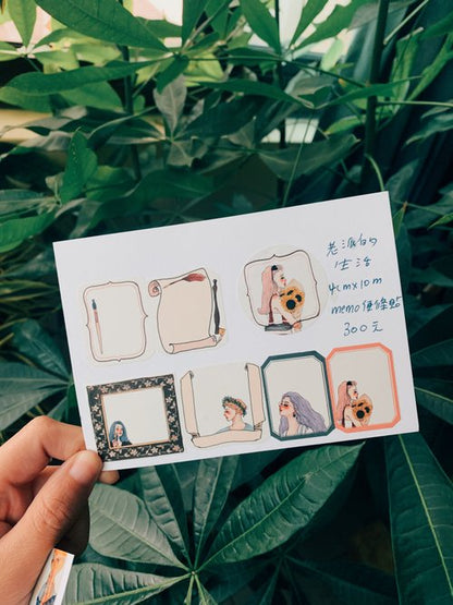 Paper Memo Tape | Old-fashioned life (4cm)