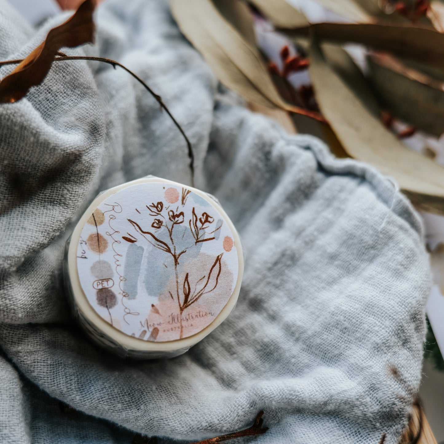 Matte PET Tape | Rosewood (4cm)