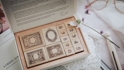 Stamp Set | Stamp Issues in the flower season – Floral Numbers (14 pieces set)