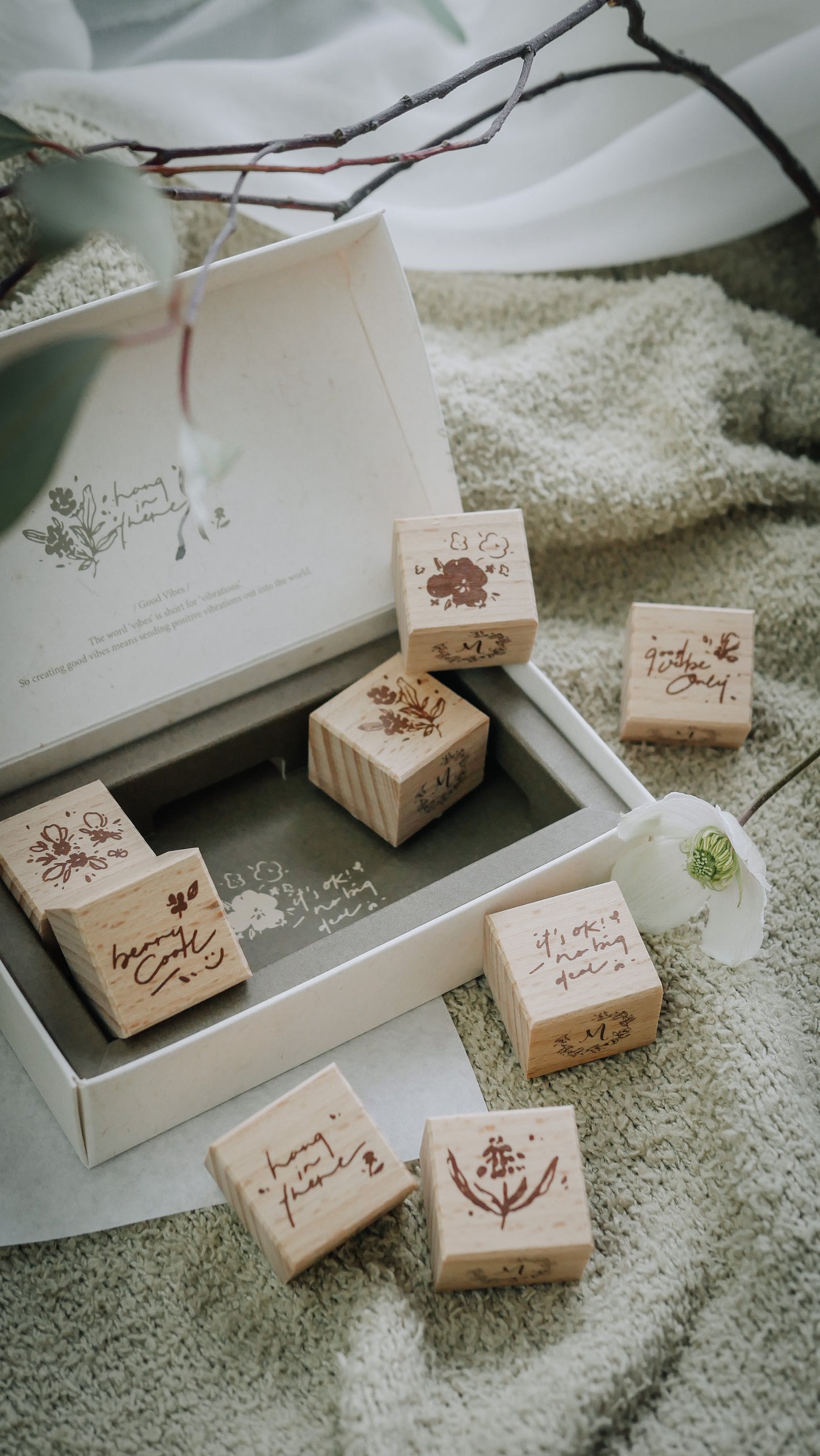 Stamp Set | Good Vibes Only (8 pieces set)