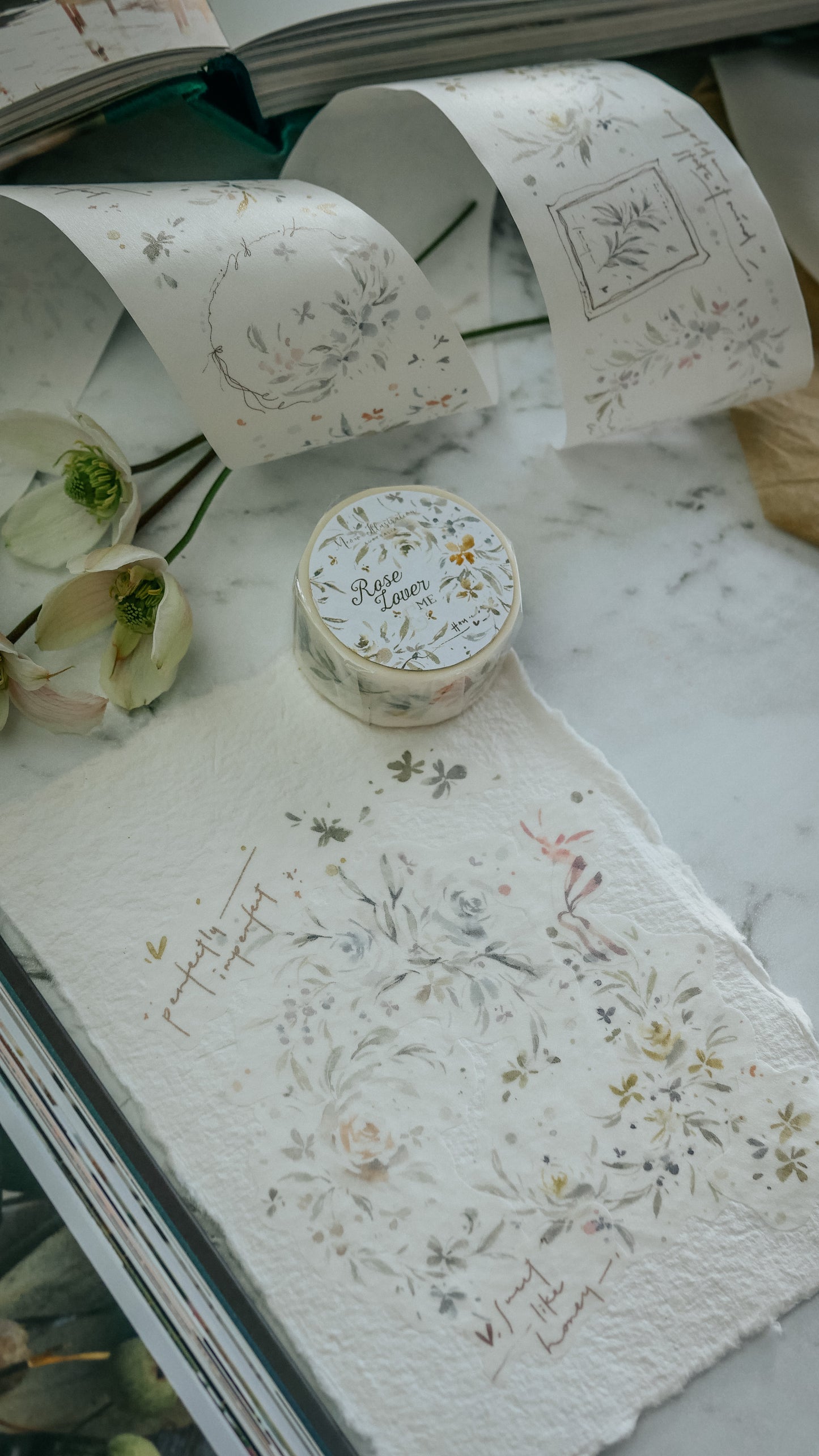Washi Tape | Rose Lover . Me (5cm)