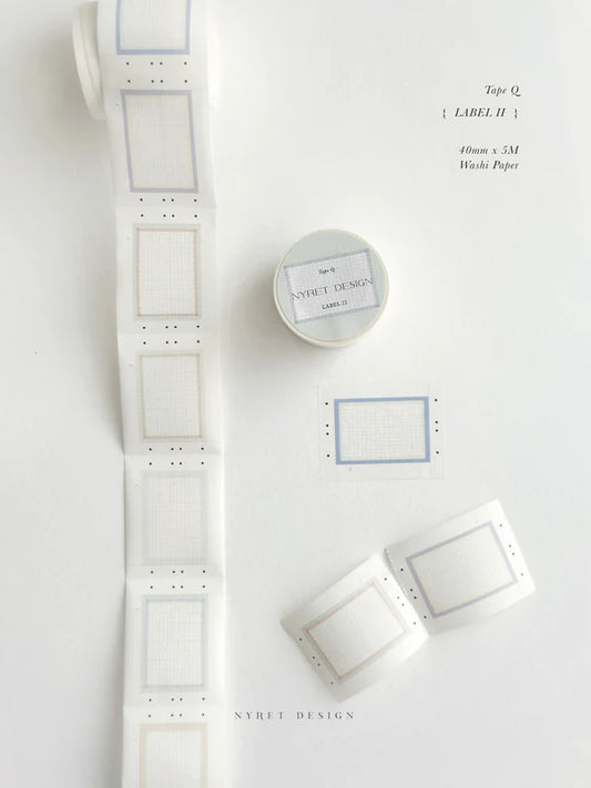 Washi Tape | Tape Q - Label II