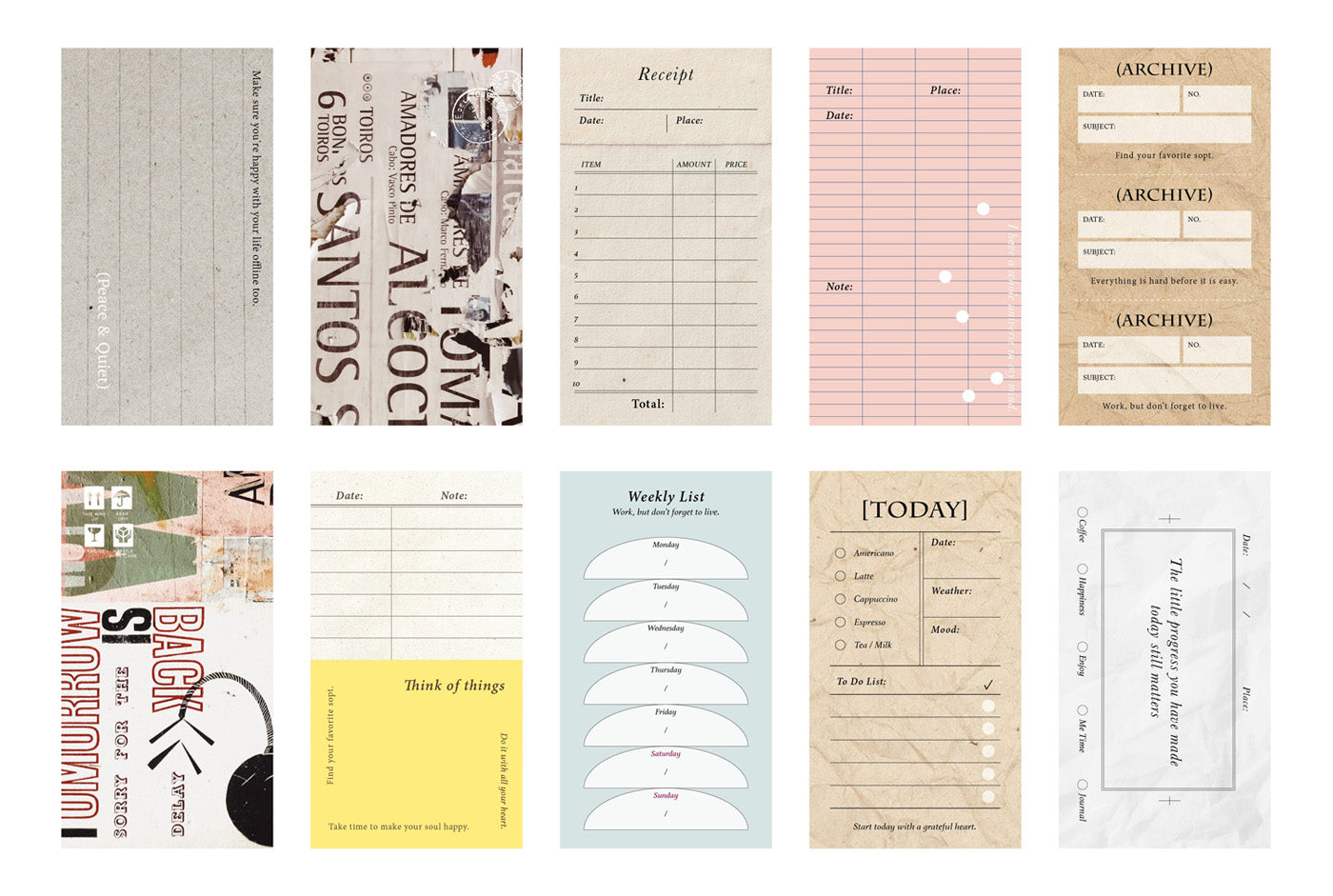 Paper Memo | Paper Set
