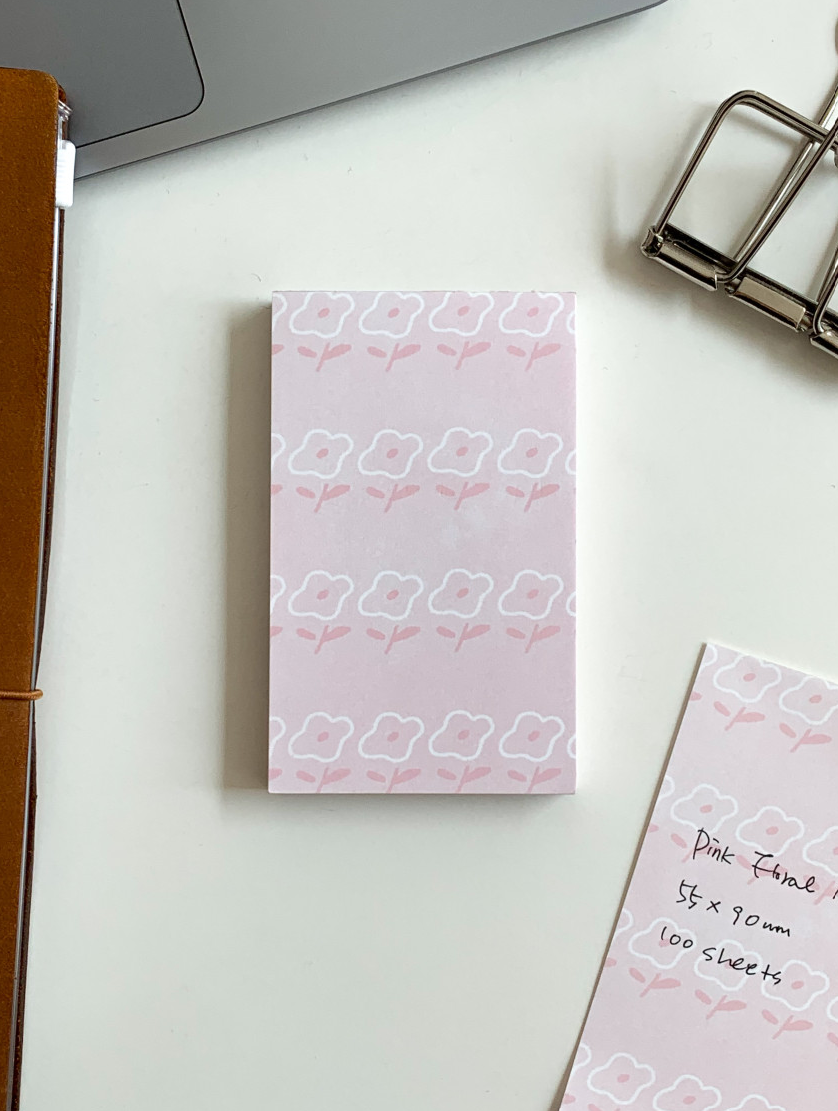 Notepad | Pink Floral