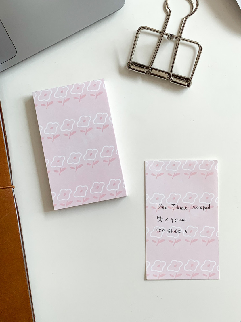 Notepad | Pink Floral