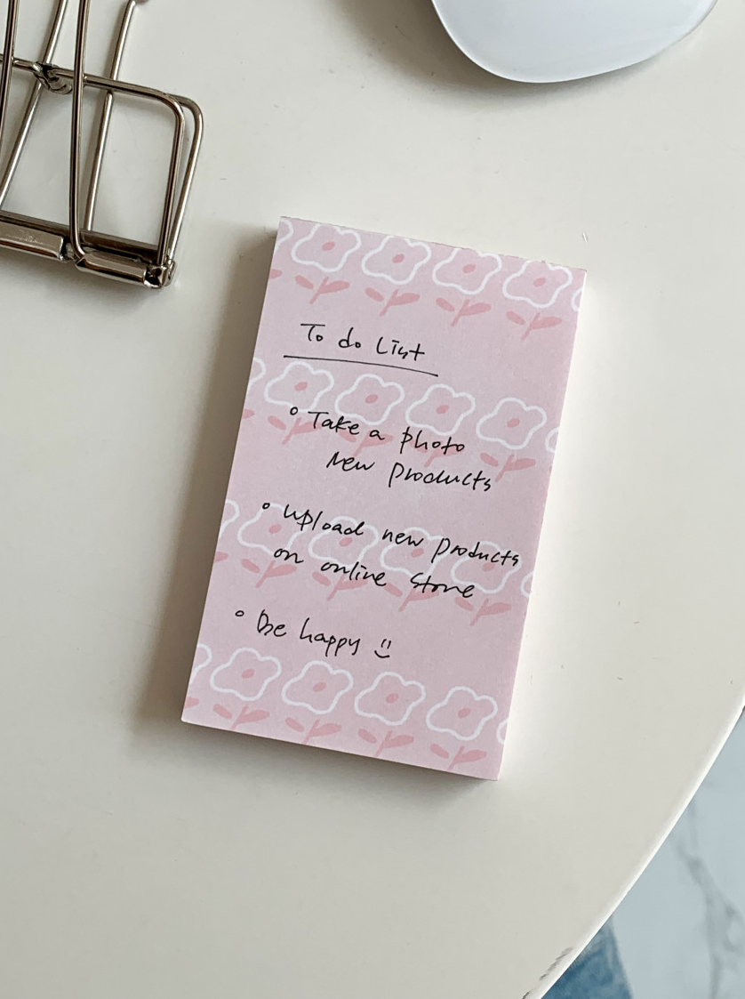 Notepad | Pink Floral