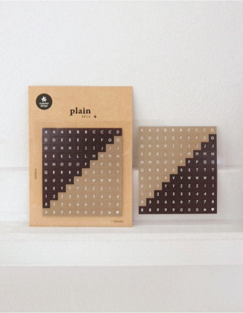 Plain Deco Stickers | 1633 plain.29