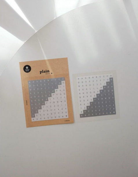 Plain Deco Stickers | 1634 plain.30