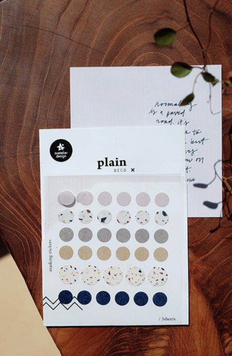 Plain Deco Stickers | 1636 plain.32