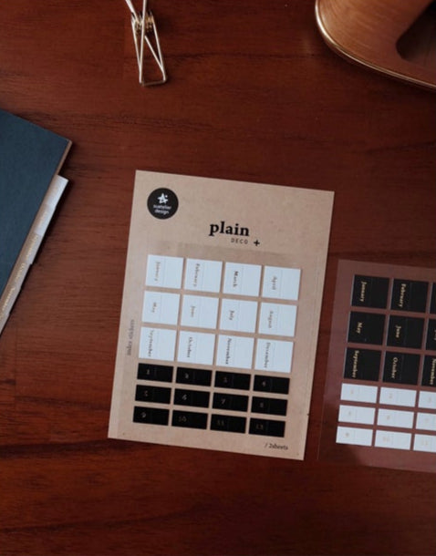 Plain Deco Stickers | 1648 plain.44